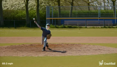 Pitch speed – 14 years old Baseball