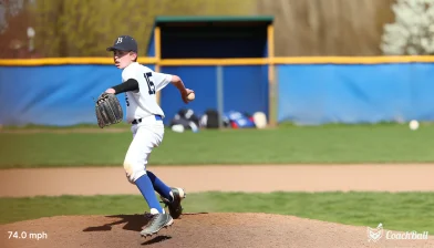 Pitch speed – 15 years old Baseball
