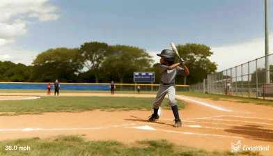 Exit velocity – 10 years old Softball