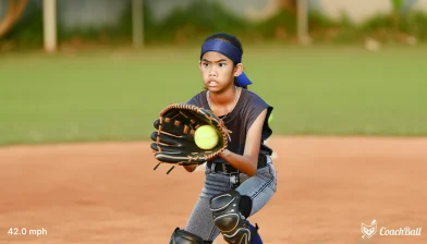 Pitch speed – 11 years old Softball
