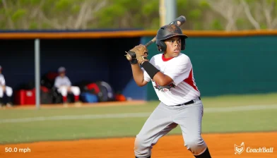 Exit velocity – 12 años Béisbol