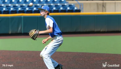 Velocidad de lanzamiento – 16 años Béisbol