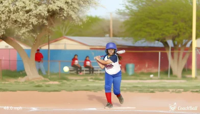 Exit velocity – 13 años Sóftbol