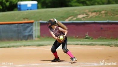 Velocidad de lanzamiento – 14 años Sóftbol