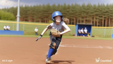 Exit velocity – 11 ans Softball