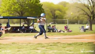 Exit velocity – 16 ans Softball
