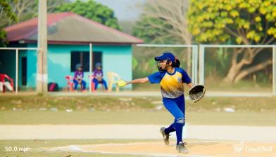 Vitesse de lancer – 13 ans Softball