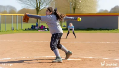 Vitesse de lancer – 15 ans Softball