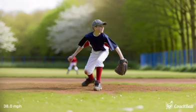 球速 – 10歳 ソフトボール