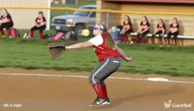 Pitch-snelheid – 12 jaar Softbal