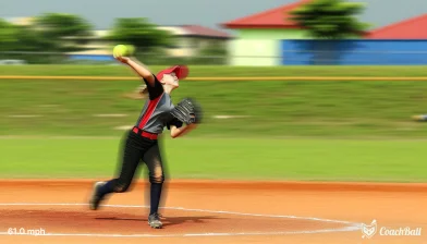Pitch-snelheid – 16 jaar Softbal